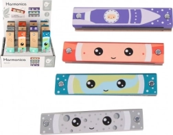 Koka bērnu mutes harmonika 13 cm