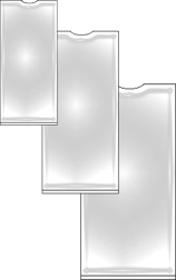 Pašlīmējoša muguriņas etiķete 75 × 25 mm, 12 gab.