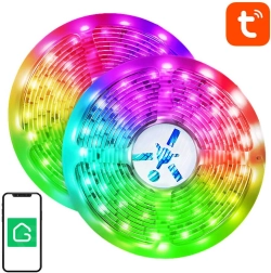 Viedā Wi‑Fi RGB LED lente NiteBird SL3 2×5 m ar Tuya atbalstu
