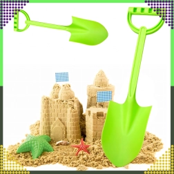 Plastmasas bērnu smilšu lāpstiņa 64 cm – zaļa