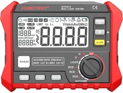 Digitālais pretestības un RCD testeris Habotest HT5910