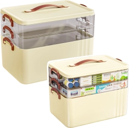 Zāļu organizators – ietilpīga daudzlīmeņu mājas aptieciņa