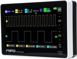 Fnirsi 1013D pārnēsājams 7" digitālais osciloskops 100 MHz, 1 GSa/s