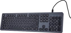 Vadu tastatūra Hama CK-400 melni–pelēka