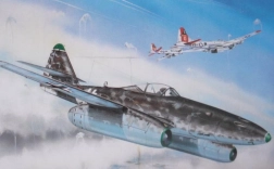 Lidmašīnas modelis Messerschmitt Me 262 A-1a 1:72