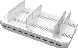 Uzlādes stacija 10× USB 2,4 A, 96 W