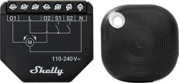 WiFi controller for blinds and shutters Shelly Shutter with Bluetooth button BLU Button Tough 1