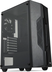 Datora korpuss iBOX Cetus 908 ar rūdīto stiklu un LED