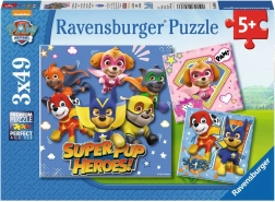 Ravensburger puzle PAW Patrol 3×49 gabali