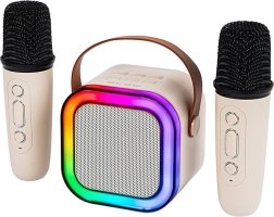 Bluetooth karaoke skaļrunis ar RGB apgaismojumu