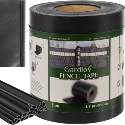 Antracīta dārza lenta 19 cm x 35 m 630 g/m2