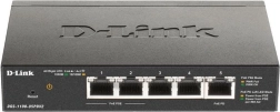 D-Link DGS–1100–05PD V2 viedais 5 portu gigabitu slēdzis (2x PoE)