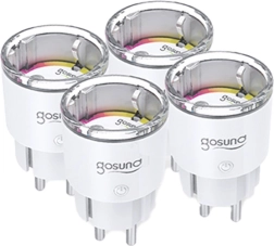 Viedā kontaktligzda GOSUND EP2-Z ZigBee 10A – 4 gab. komplekts