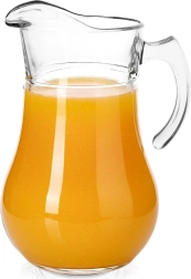Stikla krūka ar vāku 2,4 l