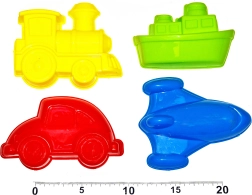 Smuļķīši smiltīm - komplekts 4 gabali