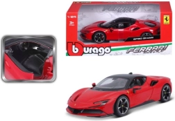 Ferrari SF90 Stradale sarkans 1:24 Bburago automašīnas modelis