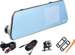 Autokamera atpakaļskata spogulim TRACER Mensa 4.0D Full HD ar aizmugurējo kameru