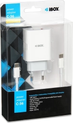 Tīkla lādētājs IBOX C-36 USB‑C PD 20W
