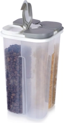 Divided Dry Food Container with Dispensers 2.4 L