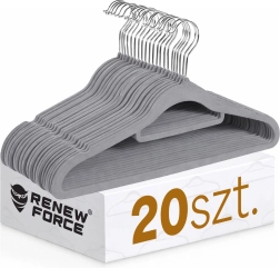 Neslīdošs premium pakaramais pelēkā krāsā – 1 gabals