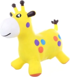 Bērnu gumijas lēkājamā žirafe ar pumpīti