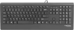 Keyboard Natec Barracuda Slim Black USB