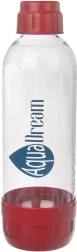 Pudele sodas aparātam sarkana AQUADREAM 1,1 l