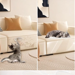 Caurspīdīga aizsargplēve pret skrāpējumiem mēbelēm un durvīm 45 × 15 cm, 5 gab.