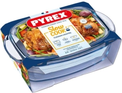 Glass baking dish with lid Pyrex 6.7 l