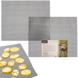 Teflona grilēšanas sieta paliktnis 40 × 33 cm, 2 gab.