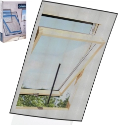 Moskītu tīkls jumta logam melns 140 × 120 cm
