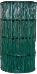 Dārza metināts siets ar plastmasas pārklājumu 100×50 mm, augstums 400 mm, zaļš, 15 m