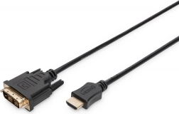 Adaptera kabelis HDMI uz DVI‑D (18+1) 2 m, Full HD 60 Hz