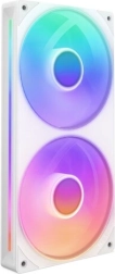 Duālais ventilators NZXT F240 RGB Core PWM balts
