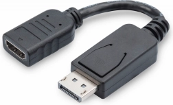 DisplayPort uz HDMI adapteris, 1080p 60 Hz, melns, 0,15 m