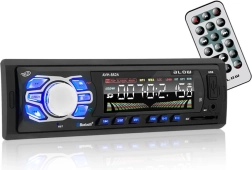 Automašīnas radio ar Bluetooth un MP3/USB/SD ieejām