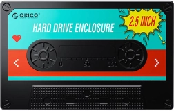 Orico ietvars 2,5" HDD/SSD, USB 3.0 5 Gb/s, USB‑A uz Micro‑B, melns