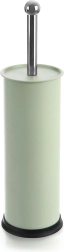 GREENISH toilet brush with stand, metal, green, 10 × 38.5 cm