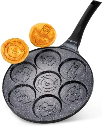 Granitāta olu panna BLACK LINE, 26 cm, 7 atveres