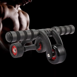 Vēdera rullītis ar ceļgalu paliktni, 4 riteņi