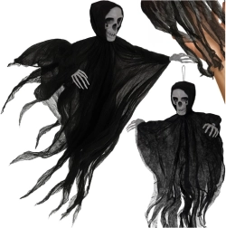 Piekarināms melns skelets RUHHY 70 cm – Helovīna dekorācija