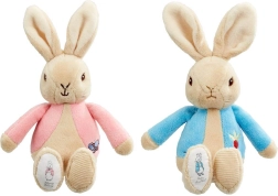 Rainbow plush rattle Peter Rabbit & Flopsy