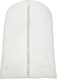 Aizsargmaiss apģērbiem 60 × 100 cm ar rāvējslēdzēju – Caurspīdīgs