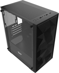 Datora korpuss DarkFlash M305 Mesh bez ventilatoriem, melns