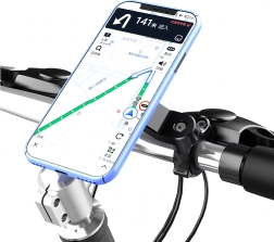 Tālruņa turētājs velosipēdam un motociklam ar vibrāciju slāpēšanu