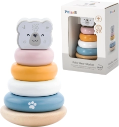 VIGA PolarB Koka izglītojošā piramīda - Polārlācis