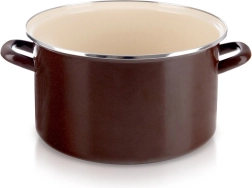 Enamelled Pot Brown 32 cm, 11.5 l