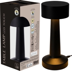 Galda LED lampa melna 21 cm