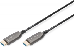 Hibrīds HDMI kabelis 2.1 Ultra High Speed 8K/60Hz 15 m melns