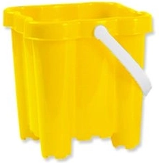 Androni smilšu spainītis pils ar 4 torņiem 16 cm – dzeltens
